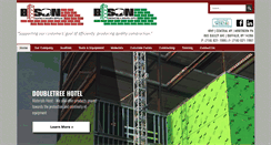 Desktop Screenshot of bisonscaffold.com